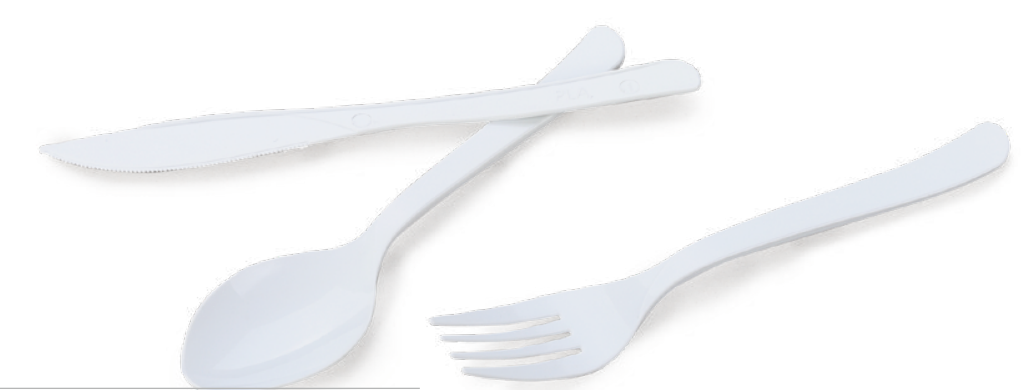CPLA fork, knife and spoon cutlery range