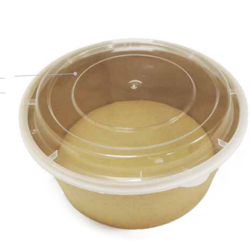 PP salad bowl lid, 150 and 185 mm options