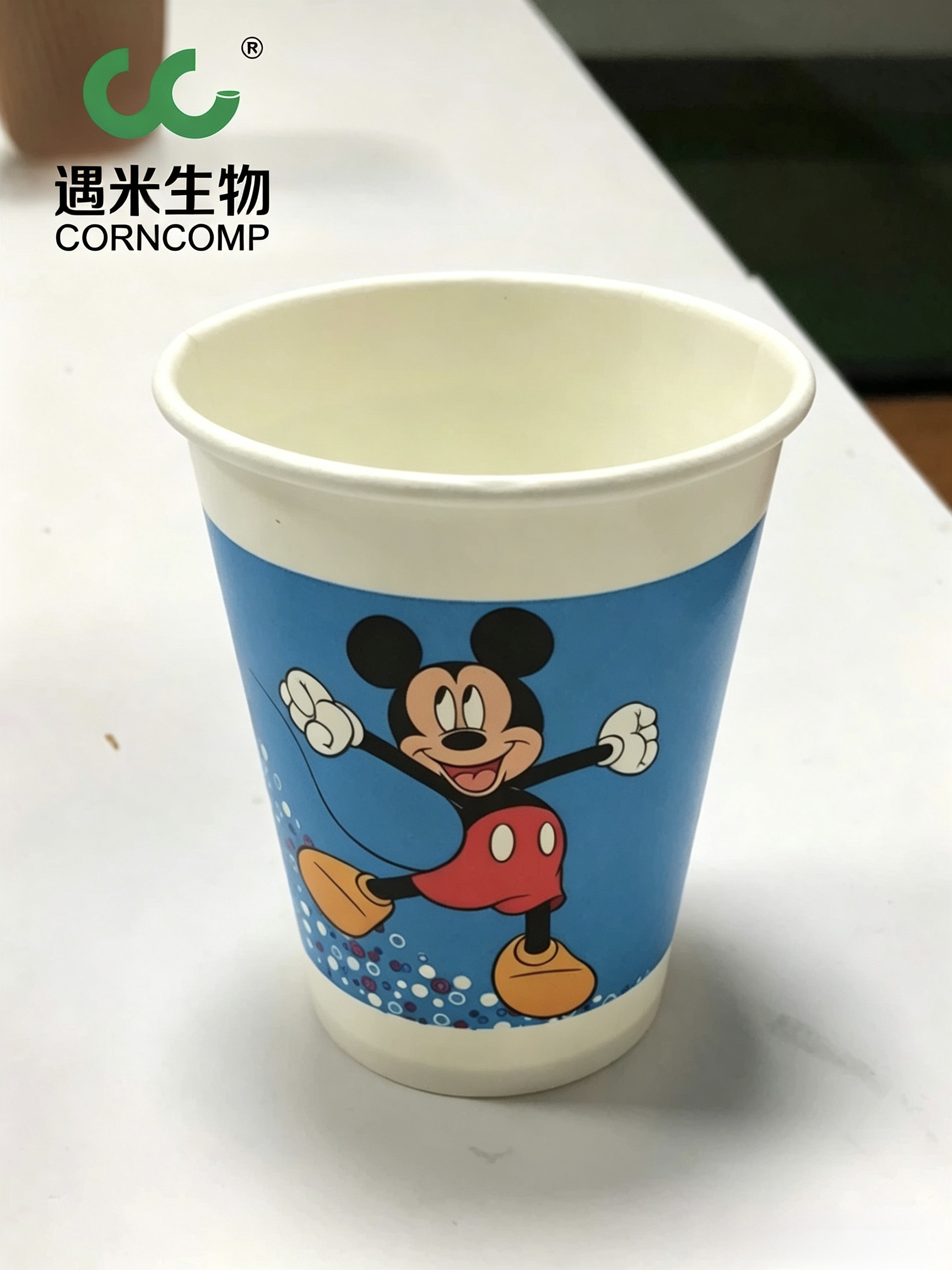 Corncomp-manufactured die-cut paper box shaped with a Duffy Bear Disney character design