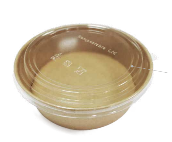PLA salad bowl lid, 150 and 185 mm options
